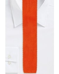 Hugo Boss 5 Cm Knit Tie Skinny Solid Knit Italian Cotton Tie By Boss