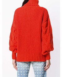 P.A.R.O.S.H. Ribbed Turtle Neck Jumper