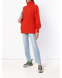 P.A.R.O.S.H. Ribbed Turtle Neck Jumper
