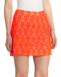 A.L.C. Merrill Floral Lace Mini Skirt