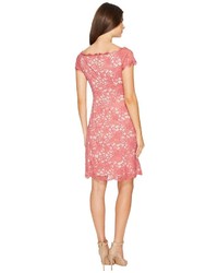 Adrianna Papell Juliet Lace Off Shoulder Fit And Flare Dress Dress