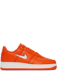Nike Orange Air Force 1 Low Retro Sneakers