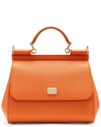 Dolce & Gabbana Orange Medium Miss Sicily Bag
