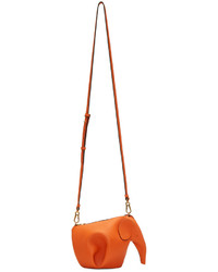 Loewe Orange Mini Elephant Bag
