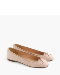 J.Crew Camille Ballet Flats In Leather