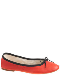 J.Crew E Porselli For Leather Ballet Flats