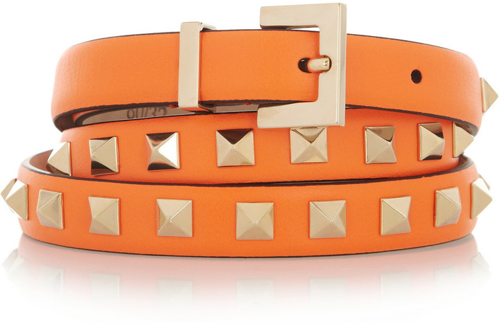 valentino orange belt