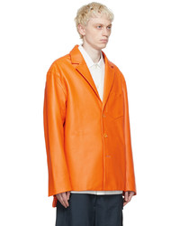 Jacquemus Orange La Veste Aranciu Jacket