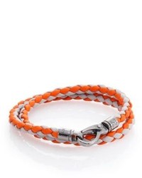 Tod's Leather Double Wrapped Bracelet
