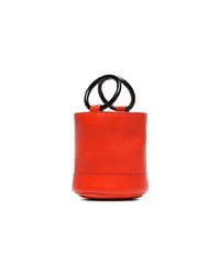 Simon Miller Red Bonsai 15 Leather Bucket Bag