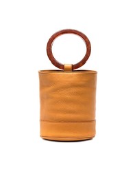 Simon Miller Sand Bonsai 20 Leather Bucket Bag