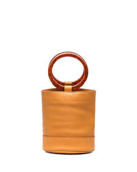 Simon Miller Sand Bonsai 20 Leather Bucket Bag