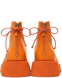 Marsèll Orange Gomme Gommelone Lace Up Boots