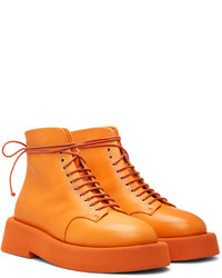 Marsèll Orange Gomme Gommelone Lace Up Boots
