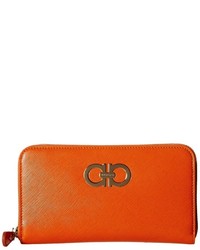 Salvatore Ferragamo B300 Gancini Icona Wallet Clutch Handbags