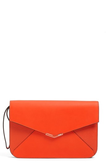 Fendi 2jours Large Leather Clutch, $950 | Nordstrom | Lookastic