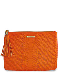 Gigi New York All In One Python Embossed Pouch