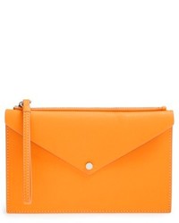 Marc by Marc Jacobs Metropoli Large Leather Envelope Pouch