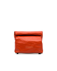 Simon Miller Red Lunchbag 20 Leather Clutch