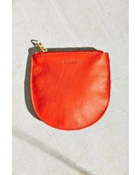 Baggu Small Leather Zip Pouch