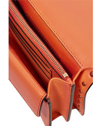 Valentino The Rockstud Leather Shoulder Bag Orange