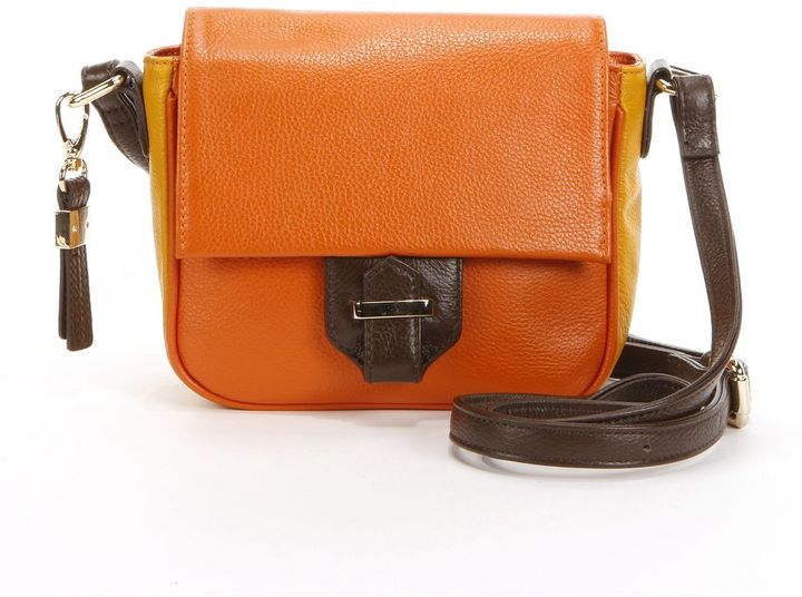 B Collective By Buxton Hailey Leather Colorblock Crossbody Bag, $198 ...