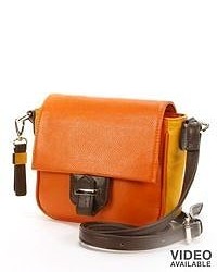 B Collective By Buxton Hailey Leather Colorblock Crossbody Bag