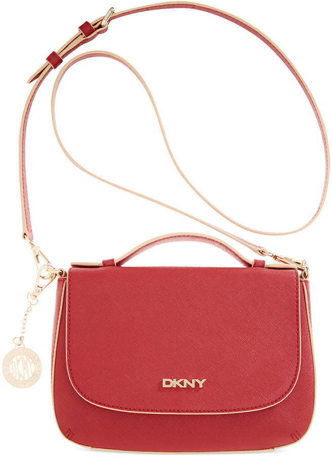 saffiano flap crossbody