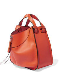 Loewe Hammock Small Textured Leather Shoulder Bag Orange