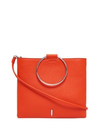 Thacker Le Pouch Ring Handle Leather Shoulder Bag