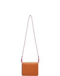 Sophie Hulme Orange And Pink Large Cocktail Stirrer Bag