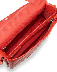 Longchamp Quadri Crossbody Bag Wflap Orange