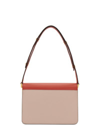 Marni Red And Pink Medium Trunk Bag