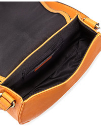 Neiman Marcus Saddle Crossbody Bag Pumpkin Orange