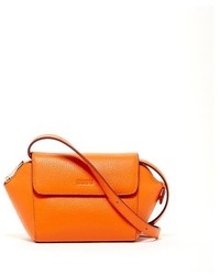 Susu Victoria Small Crossbody Leather Bag Orange