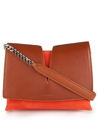 Jil Sander View Small Suede And Leather Cross Body Bag