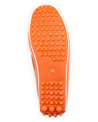 Car Shoe Slip On Driving Shoe Orange