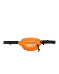 Burberry Orange Medium Logo Cannon Bum Bag