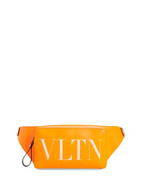 Valentino Vltn Logo Leather Belt Bag