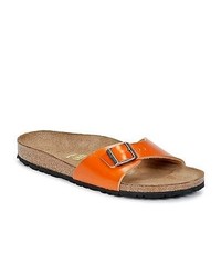 Birkenstock Madrid Premium Orange Mules Casual Shoes