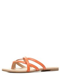 City Classified Crisscross Strappy Thong Sandals