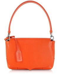 Jil Sander Jane Orange Leather Handbag