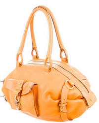 Salvatore Ferragamo Textured Leather Handle Bag