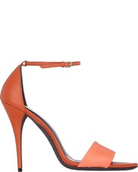Narciso Rodriguez Alba Ankle Strap Sandals Orange