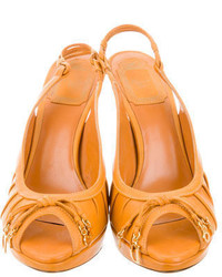 Christian Dior Leather Charm Sandals