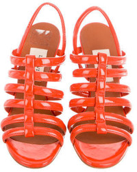 Lanvin Leather Multistrap Sandals