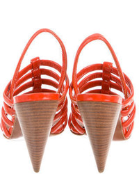 Lanvin Leather Multistrap Sandals
