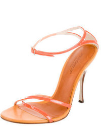 Dolce & Gabbana Neon Patent Leather Sandals