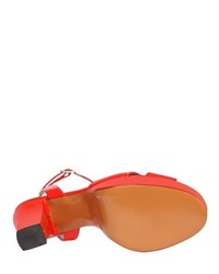 Sonia Rykiel 120mm Crossover Patent Leather Sandals
