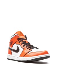 Jordan Air 1 Mid Se Turf Orange Sneakers